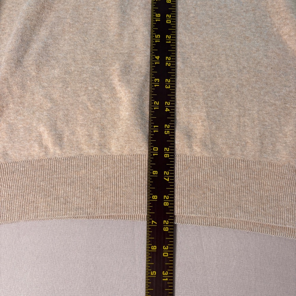 Polo Ralph Lauren Pima Cotton V-Neck Sweater Vest Beige 3XB Big Mens - Picture 7 of 8